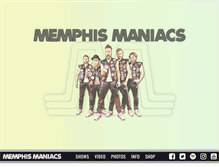 Tablet Screenshot of memphismaniacs.com